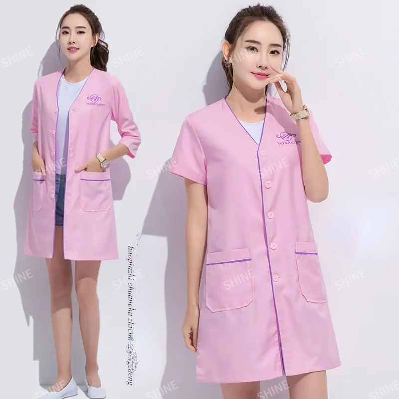 맞춤 로고 뷰티 유니폼 미용사 스킨 매니저 작업복 스파 - Medical Lab Logo 리뷰 및 가격
