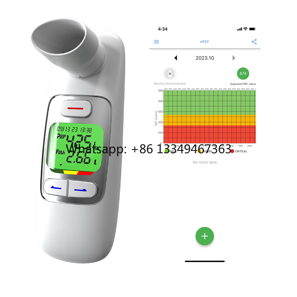 의료용 블루투스 폐 기능 검사 휴대용 폐활량계 디지털  - Spirometer Lung Function 리뷰 및 가격