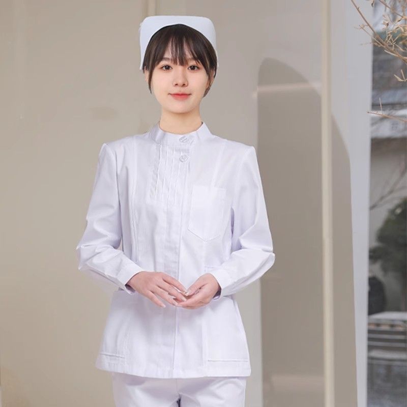 핑크색 긴팔 간호사 유니폼, 여성용 의사 가운, 의료복 - Medical Lab Logo 리뷰 및 가격