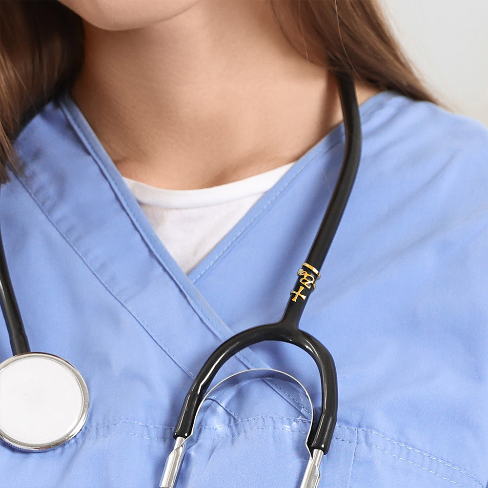 사용자 정의 의료 크로스 청진기 이름 태그 스테인레스  - Medical Laboratory Science 리뷰 및 가격
