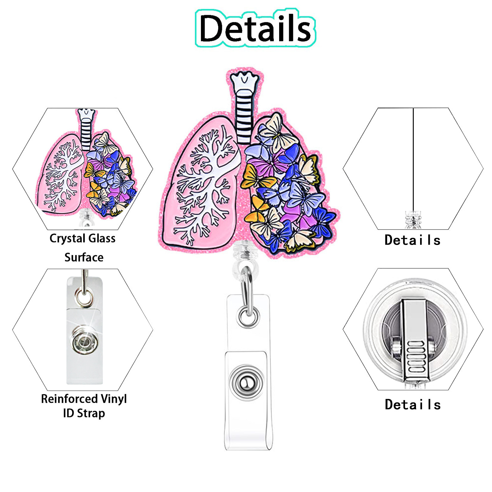 개폐식 장기 뇌 심장 배지 릴 클립, 꽃 아크릴 병원  - Medical Lab Logo 리뷰 및 가격